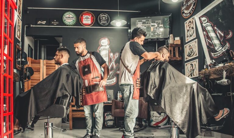 ادارة صالون حلاقة رجالي